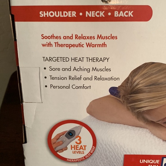 THERA CARE BRAND NEW IN BOX HEAT THERAPY PERSONAL HEATING PAD WRAP - Picture 6 of 8